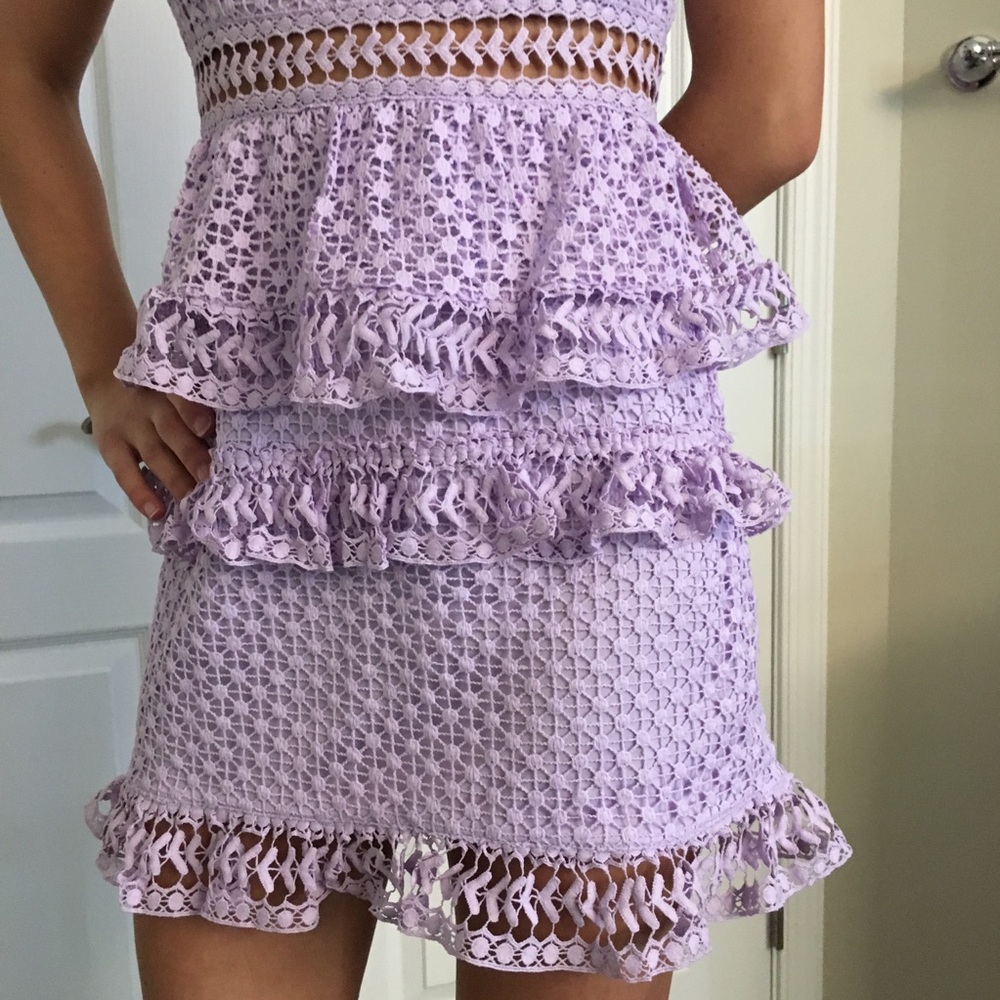 NWT INA Spring dress w/ unique crochet detail -SzS - Picture 6 of 6